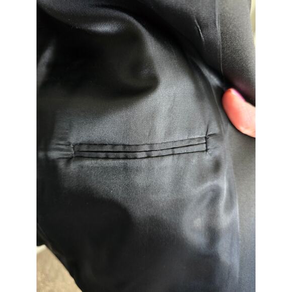 Gianfranco Ruffini Italy 100% worsted wool size 46R Black - Picture 10 of 12